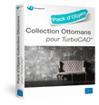 Pack d'objets 3D pour TurboCAD : Ottomans
