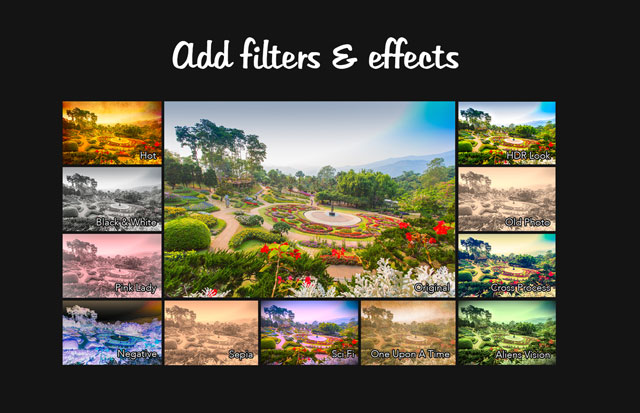 Add Filters & Effects Photo