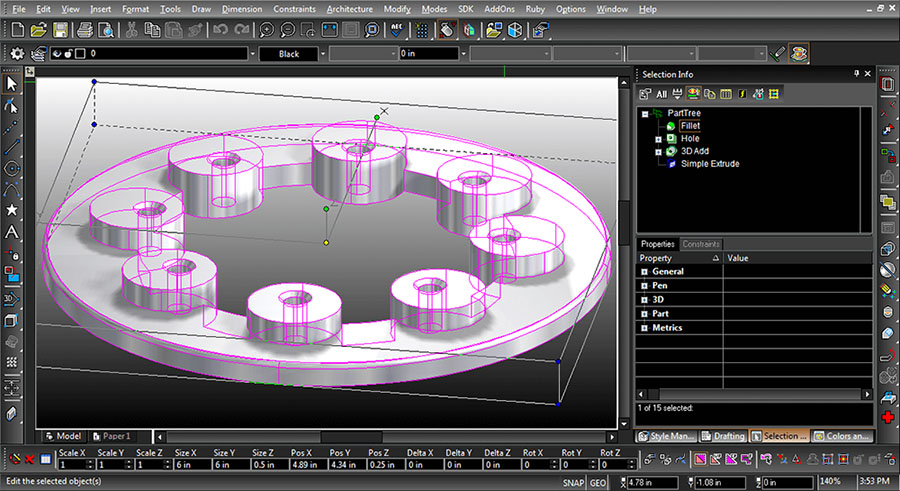 Advanced 2D/3D CAD Software