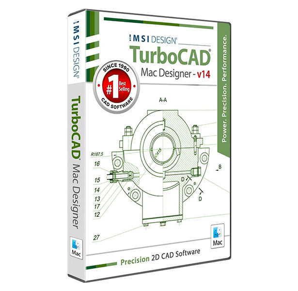 TurboCAD Mac Designer 2D V14