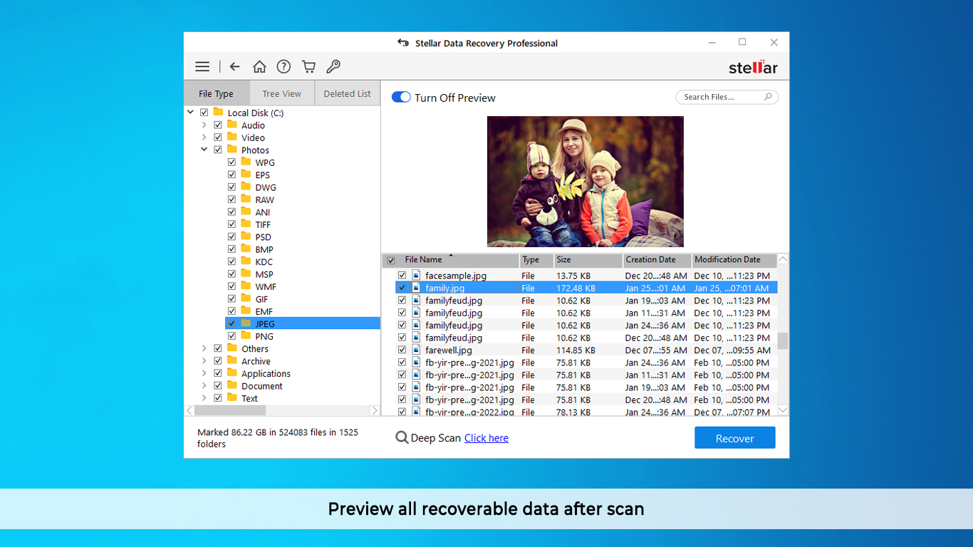 Software to Restore your Files for Windows
